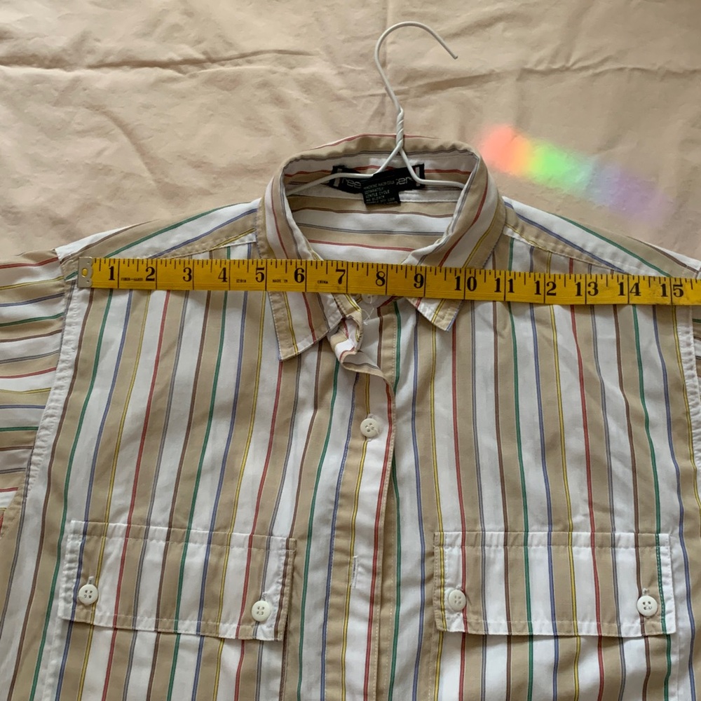 Reed Hunter | Multicolor Striped Short Sleeve Button Down - Picture 5 of 9
